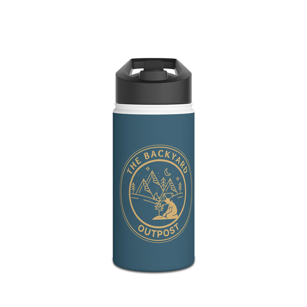 Backyard Outpost Stainless Steel Water Bottle — Adventure Camping Travel Flask