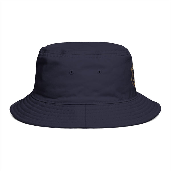 Outdoor Bucket Hat — "The Backyard Outpost" Embroidered Camping Logo