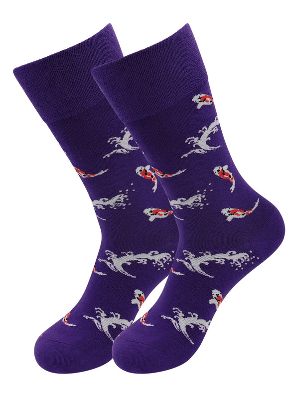 Animal Socks (Fish) - Comfy Cotton for Men & Women