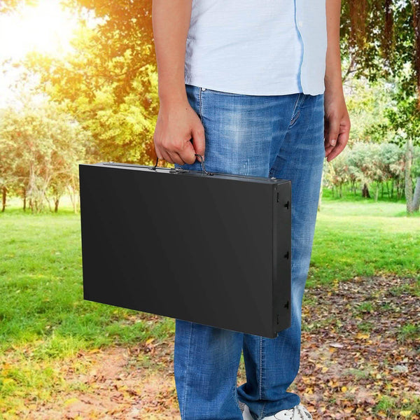 Portable Charcoal Grill Foldable BBQ Suitcase